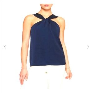 Twist front halter topp